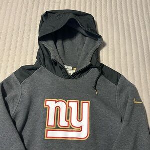 Men’s Nike NY Giants Storm Hoodie sweatshirt, size Med, grey